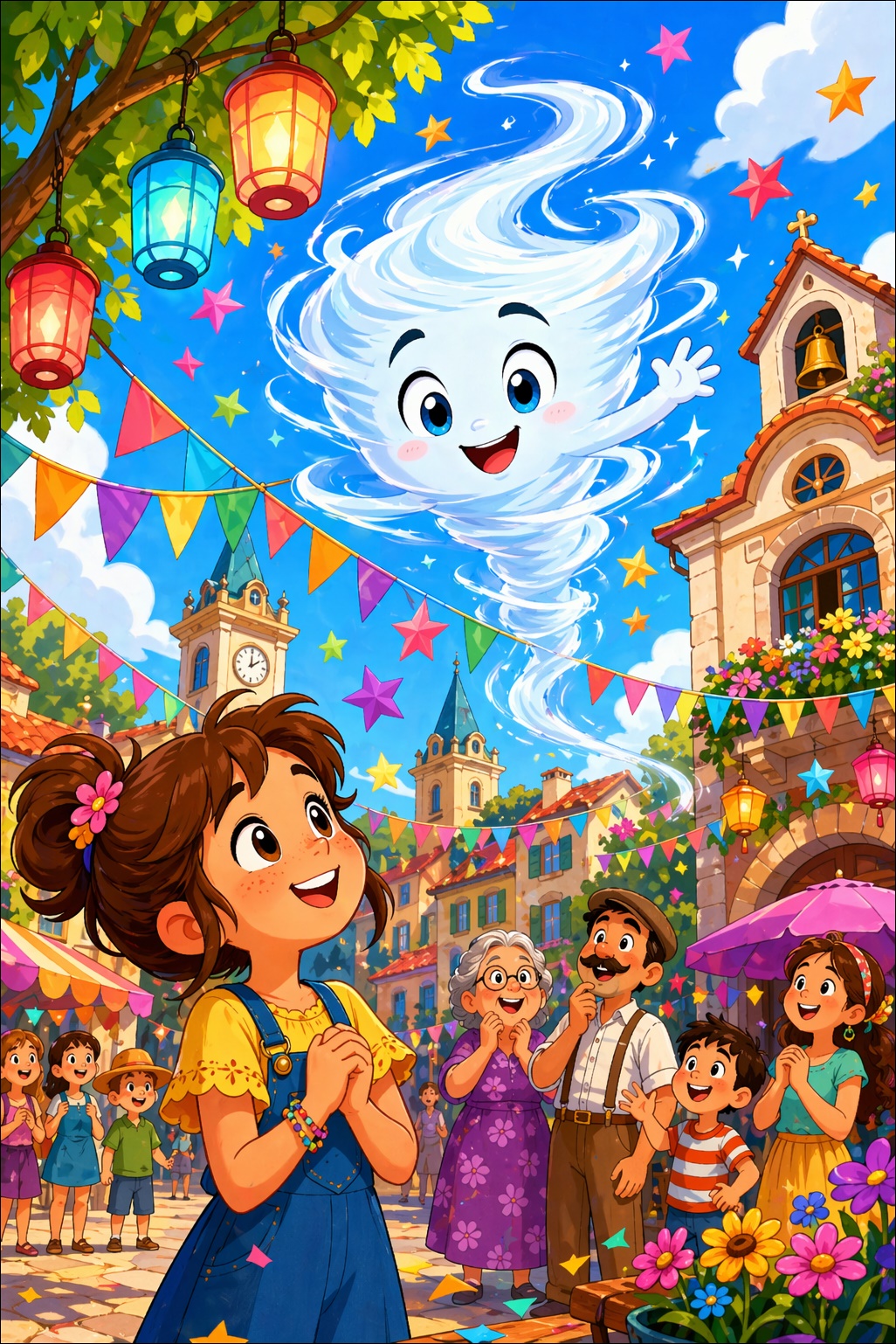 Illustration zu „Der kleine Wirbelwind“